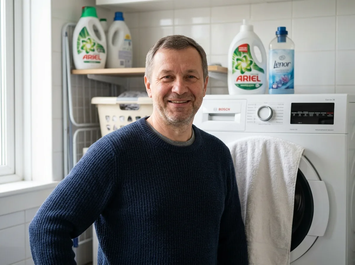 Аватар клиента Сергея, довольного ремонтом стиральной машины, нейтральный мужской портрет