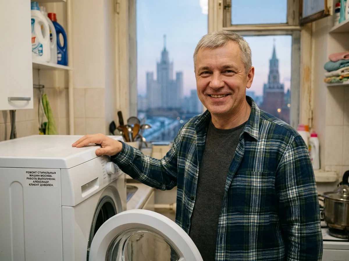 Аватар клиента Александра, довольного оперативным ремонтом стиральной машины на дому в Москве